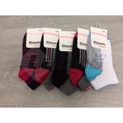 PONOŽKY DÁMSKE ČLENKOVÉ ART.042 MIX VEĽKOSTI 35-40 STEVEN