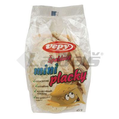 PLACKY ŠPALDOVÉ MINI 45g CELOZRNNÉ VEPY