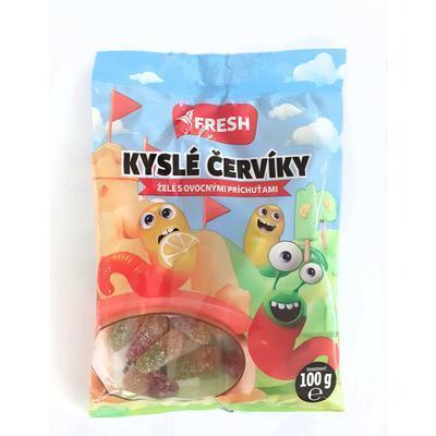 CUKRÍKY ČERVÍKY KYSLÉ ŽELÉ 100g FRESH