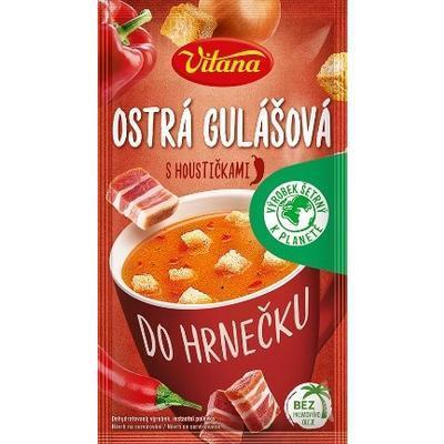 POLIEVKA INSTANTNÁ GULÁŠOVÁ OSTRÁ 25g DO HRNČEKA VITANA