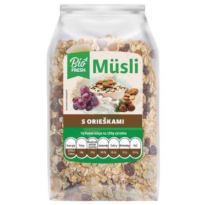 MUSLI BIO S ORIEŠKAMI 300g FRESH