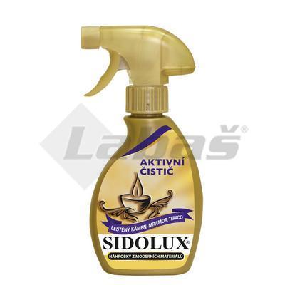 ČISTIACI PROSTRIEDOK SIDOLUX NA NÁHROBNÉ KAMENE 250ml ŽULA A MRAMOR ROZPRAŠOVAČ