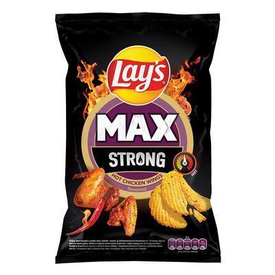 LUPIENKY LAY´S MAX STRONG HOT CHICKEN WINGS 120g