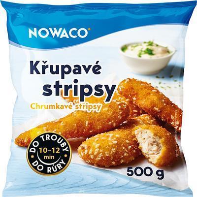 MRAZENÉ KURACIE STRIPSY OBAĽOVANÉ 500g NOWACO