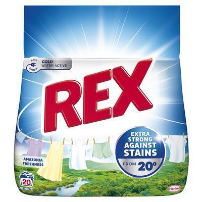PRÁŠOK PRACÍ REX AMAZONIA FRESHNESS 1100g 20PD