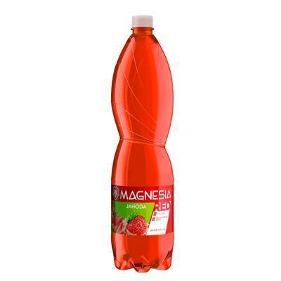 VODA MINERÁLNA MAGNESIA RED JAHODA 1.5l PET VRATNÝ OBAL