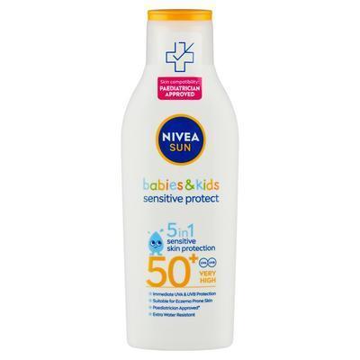 MLIEKO NA OPAĽOVANIE PRE DETI SENSITIVE OF50+ 200ml NIVEA SUN