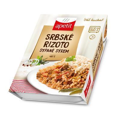 HOTOVÉ JEDLO SRBSKÉ RIZOTO SO SYROM 480g APETIT
