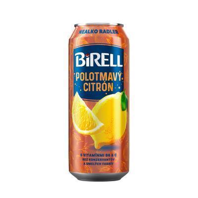 PIVO BIRELL NEALKO POLOTMAVÝ CITRÓN 0.5l PLECH VRATNÝ OBAL