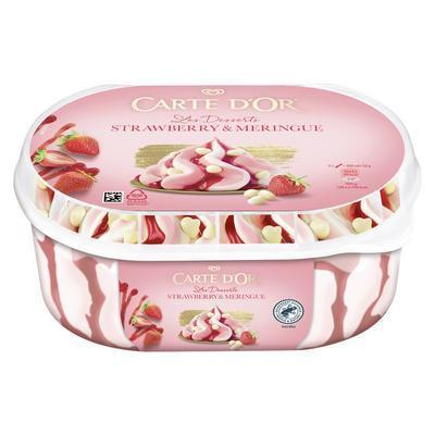 MRAZENÁ ZMRZLINA CARTE DOR STRAWBERRY MERINGUES 825ml ALGIDA