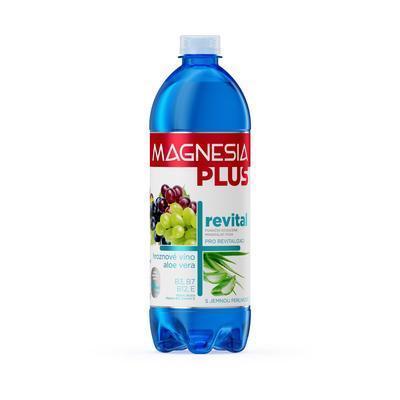 VODA MINERÁLNA MAGNESIA PLUS REVITAL HROZNOVÉ VÍNO, ALOE VERA 0.7l VRATNÝ OBAL