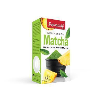 ČAJ BYLINNÝ MATCHA IMUNITA A KONCENTRÁCIA WELLNESS 27g POPRAD