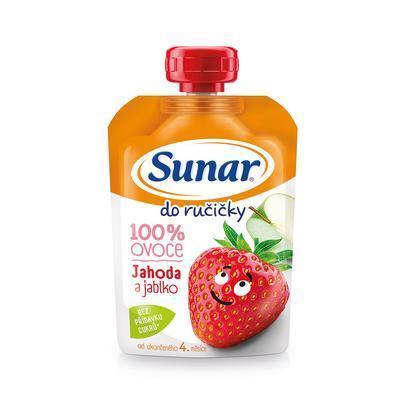 DETSKÁ VÝŽIVA DO RUČIČKY JAHODA 100g SUNAR KAPSIČKA