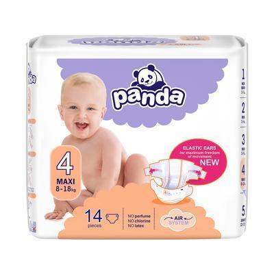 PLIENKY PANDA MAXI 14ks /8-18kg/