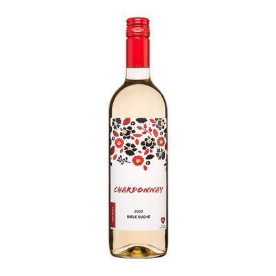 VÍNO CHARDONNAY 0.75l BIELE SUCHÉ