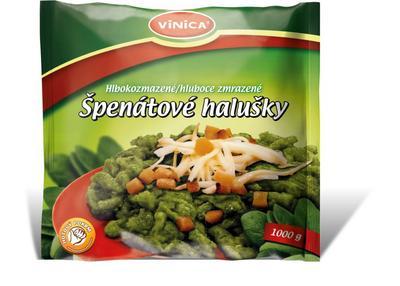 MRAZENÉ HALUŠKY ŠPENÁTOVÉ 1kg VINICA EQUUS