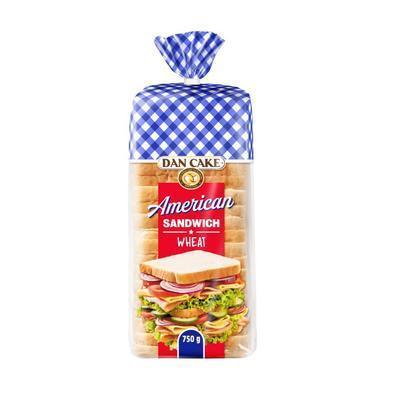 CHLIEB TOASTOVÝ AMERICKÝ PŠENIČNÝ 750g BK DAN CAKE