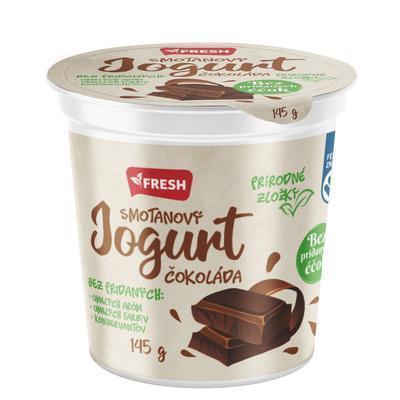 JOGURT SMOTANOVÝ ČOKOLÁDA 145g FRESH