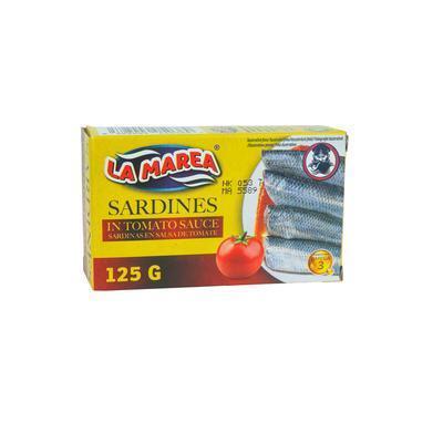 SARDINKY V PARADAJKOVEJ OMÁČKE 125g / PP 90g LA MAREA