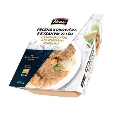 HOTOVÉ JEDLO KRKOVIČKA PEČENÁ S KYSLOU KAPUSTOU A KNEDLÍKOM 450g APETIT