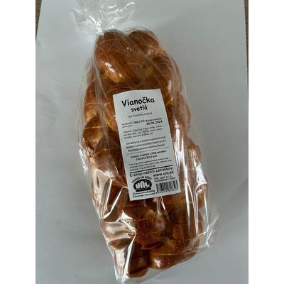 VIANOČKA SVETLÁ BEZ HROZIENOK 380g KRÁJANÁ UNI