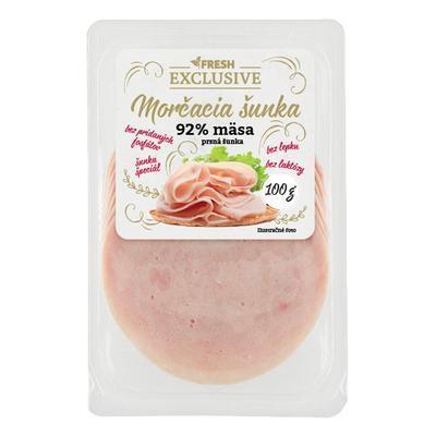 ŠUNKA MORČACIA PRSNÁ 100g OA FRESH EXCLUSIVE 92% PODIEL MÄSA BEZLEP