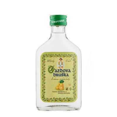 GAZDOVA LIEHOVINA HRUŠKA 38% 0.2l FRUCONA