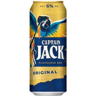 PIVO CAPTAIN JACK ORIGINAL 0.5l PLECH VRATNÝ OBAL