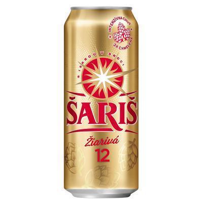 PIVO ŠARIŠ 12% 0.5l PLECH VRATNÝ OBAL