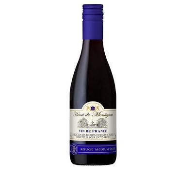 VÍNO HENRI DE MONTIGNAC ROUGE MEDIUM SWEET 0.25l ČERVENÉ