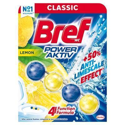 OSVIEŽOVAČ WC BREF POWER AKTIV LEMON 50g