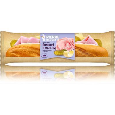 BAGETA ŠUNKOVÁ S MASLOM 215g PIERRE BAGUETTE
