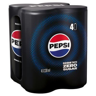 PEPSI ZERO SUGAR 4 PACK (4x0.33l) PLECH VRATNÝ OBAL