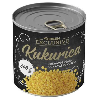 KUKURICA CUKROVÁ 340g / PP 280g FRESH EXCLUSIVE