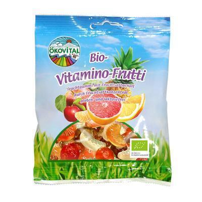 CUKRÍKY BIO VITAMINO-FRUTTI 80g ÖKOVITAL