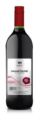 VÍNO HRADNÉ ČERVENÉ 1l POLOSLADKÉ
