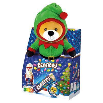 MIKULÁŠSKA NÁDIELKA S PLYŠOVOU HRAČKOU LENTILKY 96g ORION