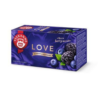 ČAJ OVOCNO-BYLINNÝ LOVE BLUEBERRY BLACKBERRY 45g HB TEEKANNE