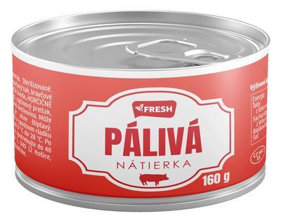 PAŠTÉTA PÁLIVÁ NÁTIERKA 160g FRESH