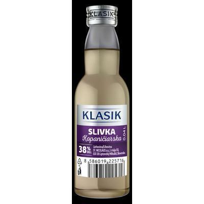 SLIVKA KOPANIČIARSKA 38% 0.04l KLASIK NICOLAUS