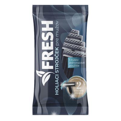 STROJČEK NA HOLENIE PRE MUŽOV 5ks FRESH VÝKYVNÁ HLAVICA