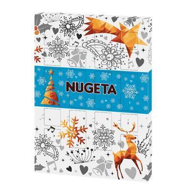 ADVENTNÝ KALENDÁR NUGETA 50g ML. ČOK. CHOCOLAND