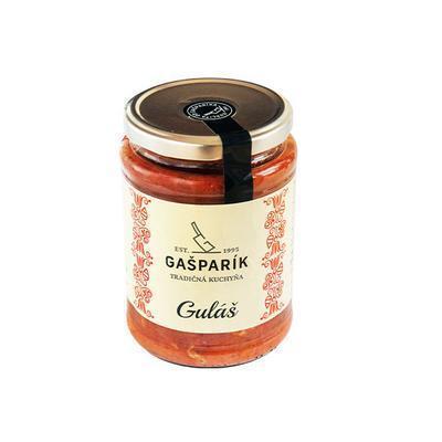 HOTOVÉ JEDLO POLIEVKA  GULÁŠ 600g / PP 230g SKLO GAŠPARÍK