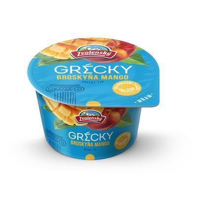JOGURT GRÉCKY BROSKYŇA MANGO 125g ZVOLENSKÝ