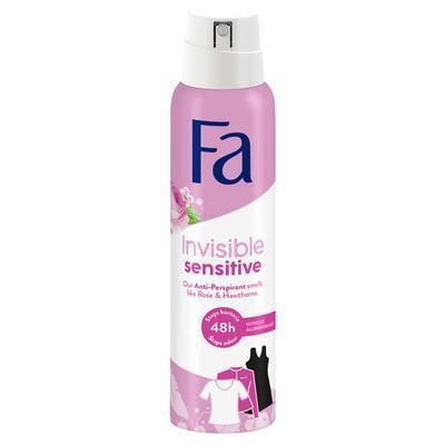 ANTIPERSPIRANT SPREJ FA DEO INVISIBLE SENSITIVE 150ml DÁMSKY