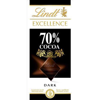ČOKOLÁDA EXCELLENCE CACAO 70% 100g LINDT