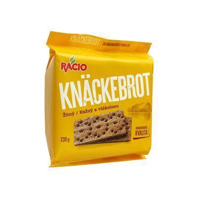 CHLEBÍK KNÄCKEBROT RAŽNÝ S VLÁKNINOU 230g RACIO