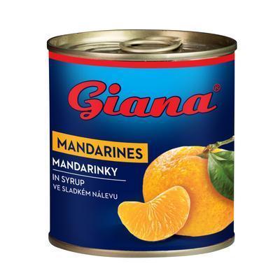 KOMPÓT MANDARÍNKY V KONZERVE 312ml / PP 175g GIANA