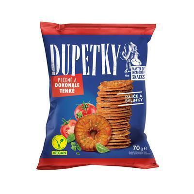 PEČIVO SLANÉ DUPETKY PEČENÉ & PARADAJKA-BYLINKY 70g ALKA