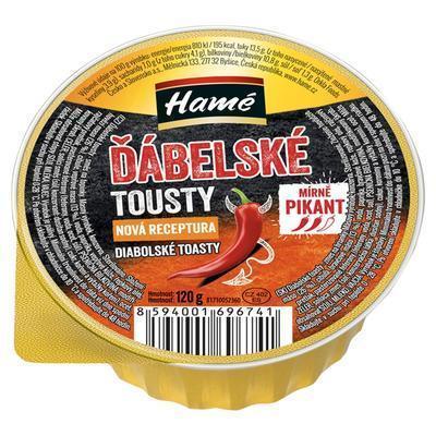 PAŠTÉTA DIABOLSKÉ TOASTY MIERNE PIKANT 120g AL HAMÉ